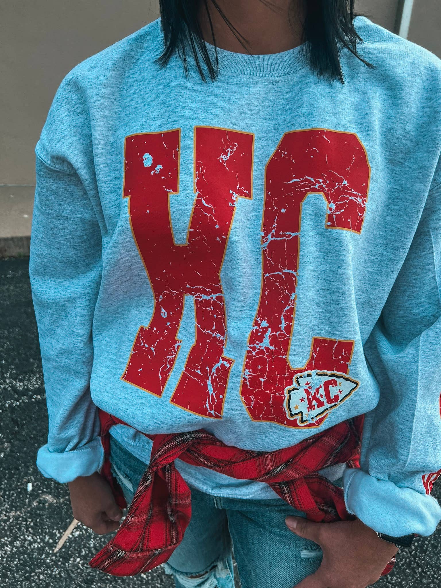 KC SLEEVE SWEATSHIRT