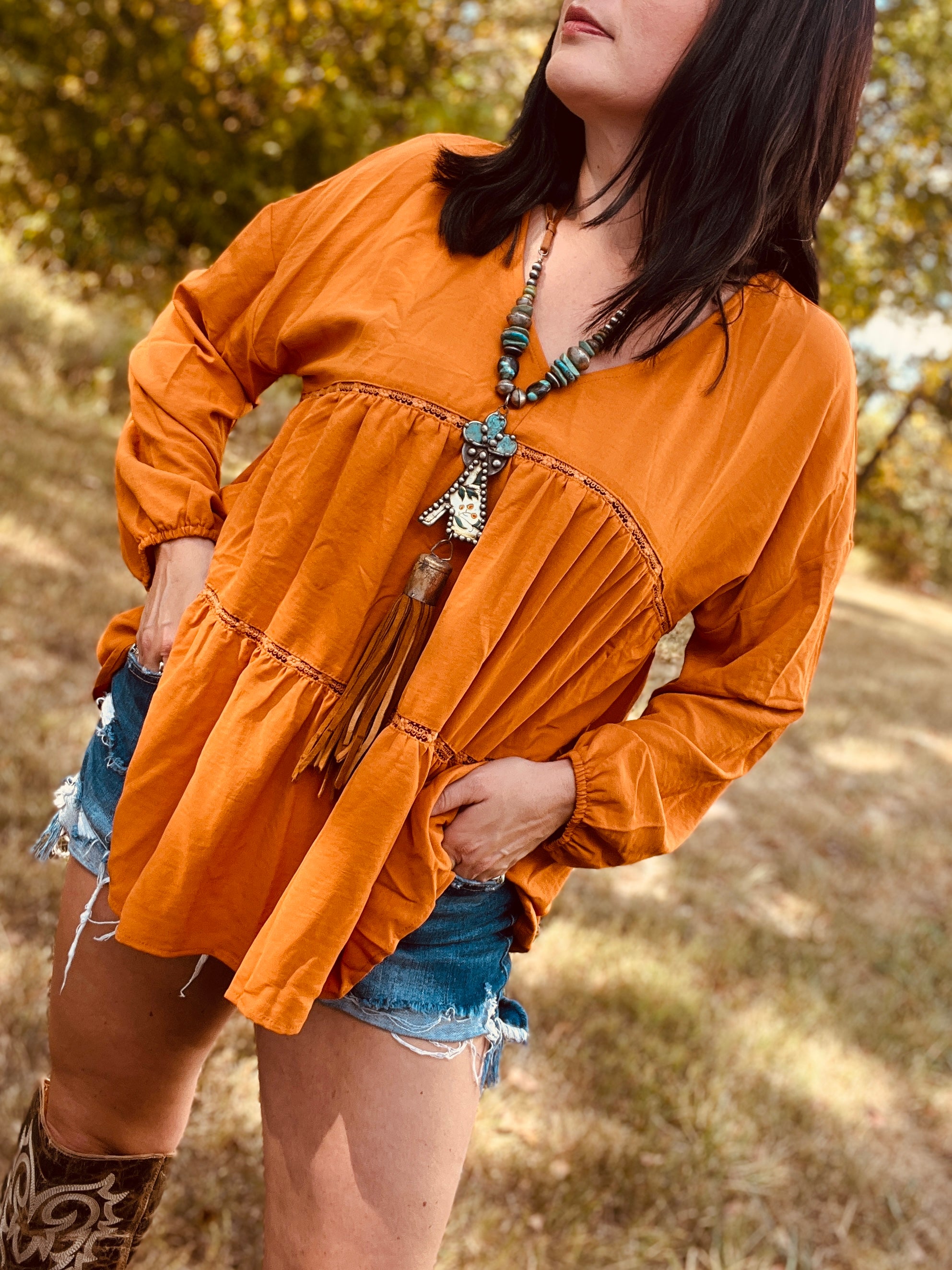 Pumpkin Spice Blouse