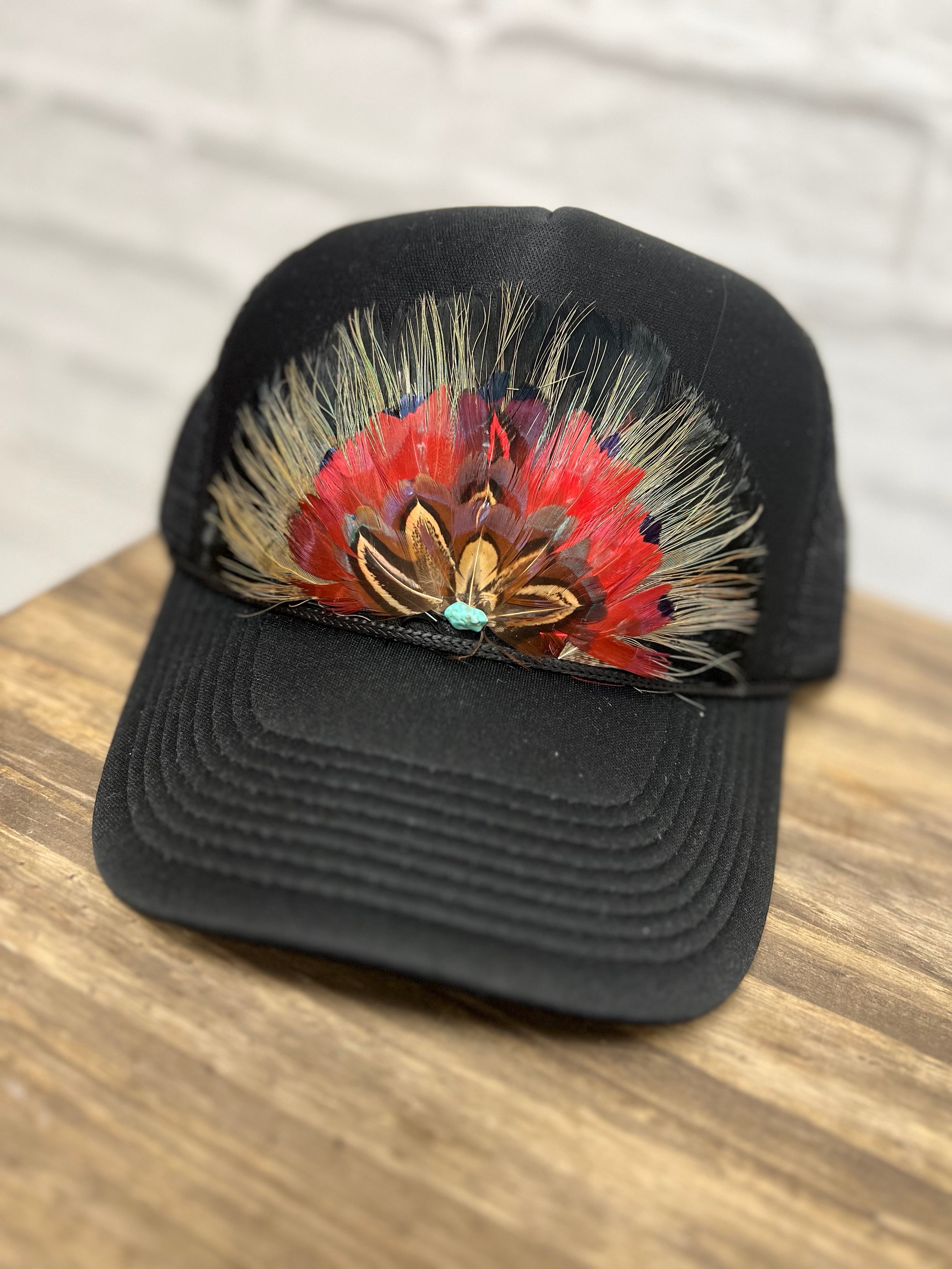 Feathered Trucker Hat Collection