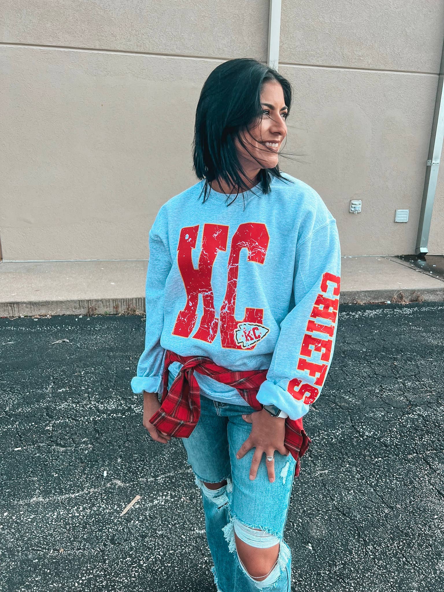 KC SLEEVE SWEATSHIRT