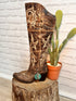 Western Boot & Floret Charm