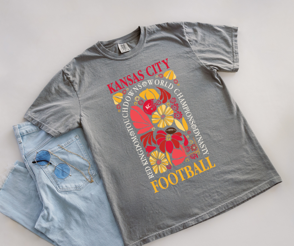 KC Football Tee Chiefs