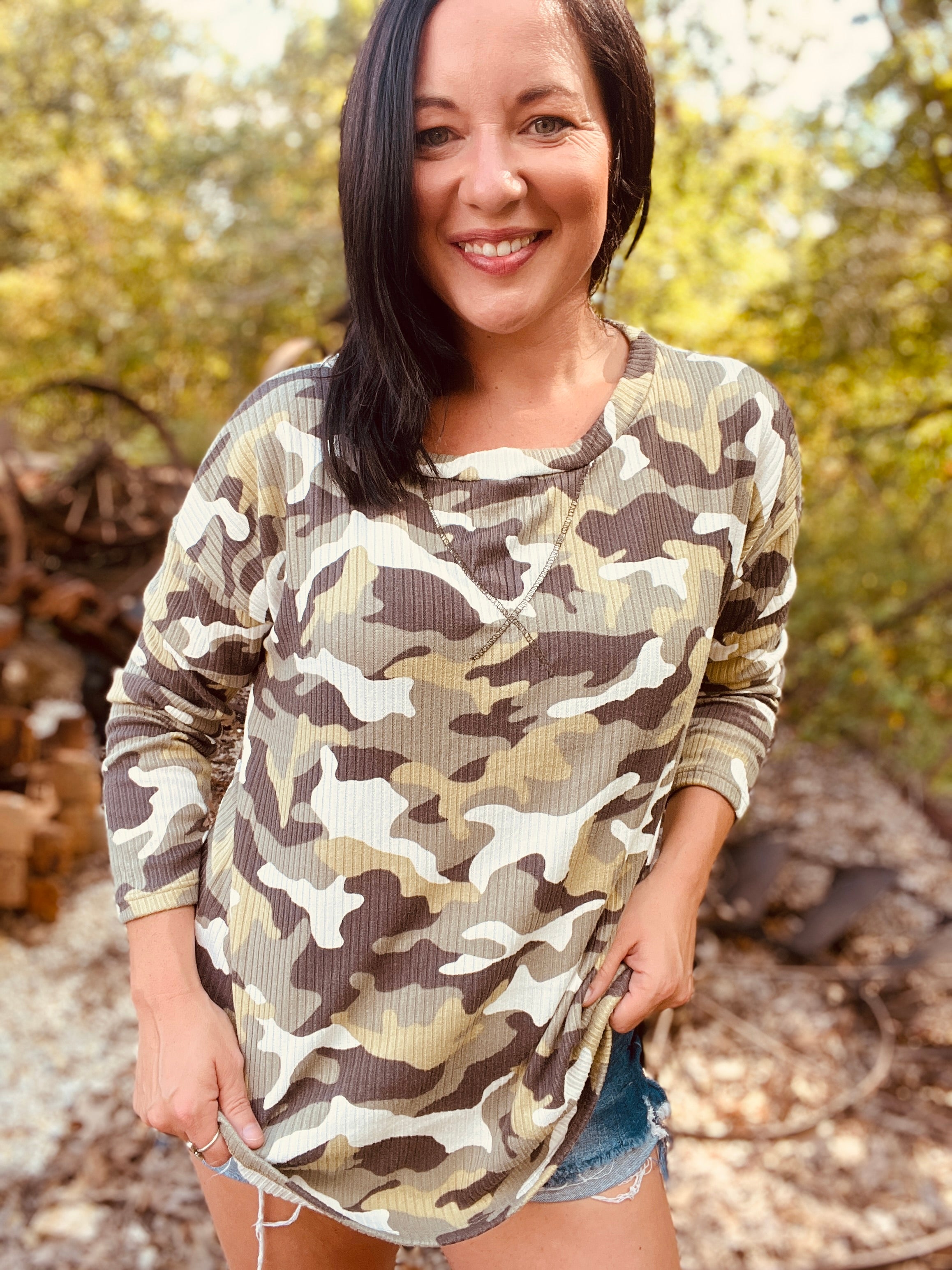 Slay N Camo Top