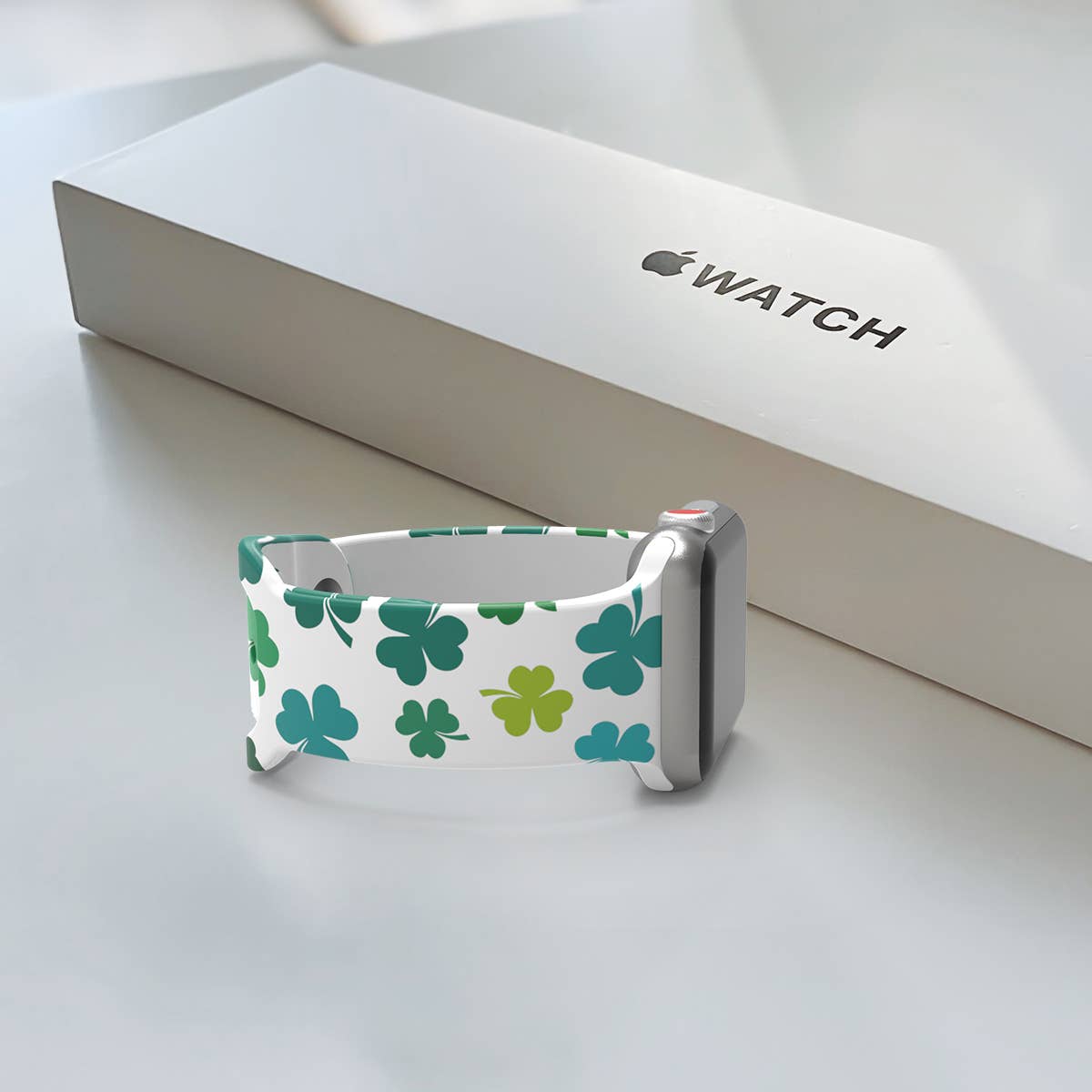 Shamrock St Patricks Day Irish Luck Silicone Watch Band