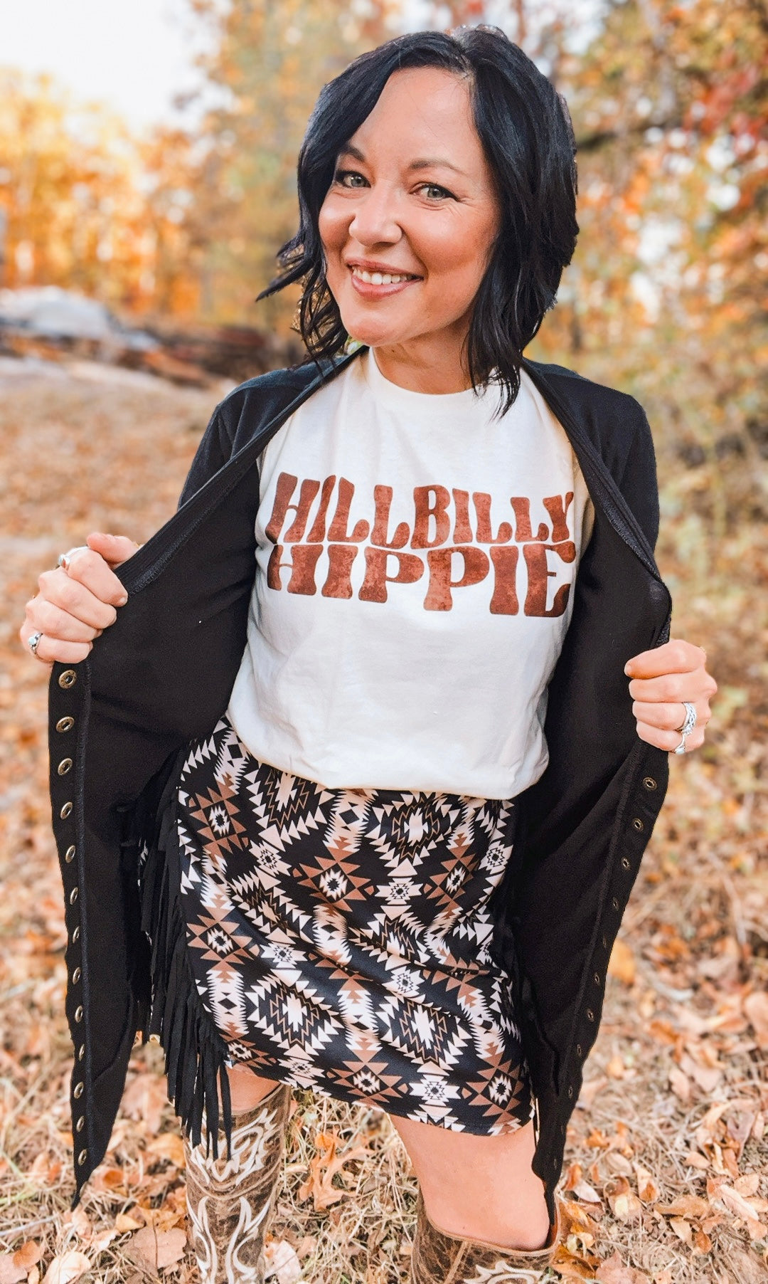 Dark Damsel Aztec Skirt