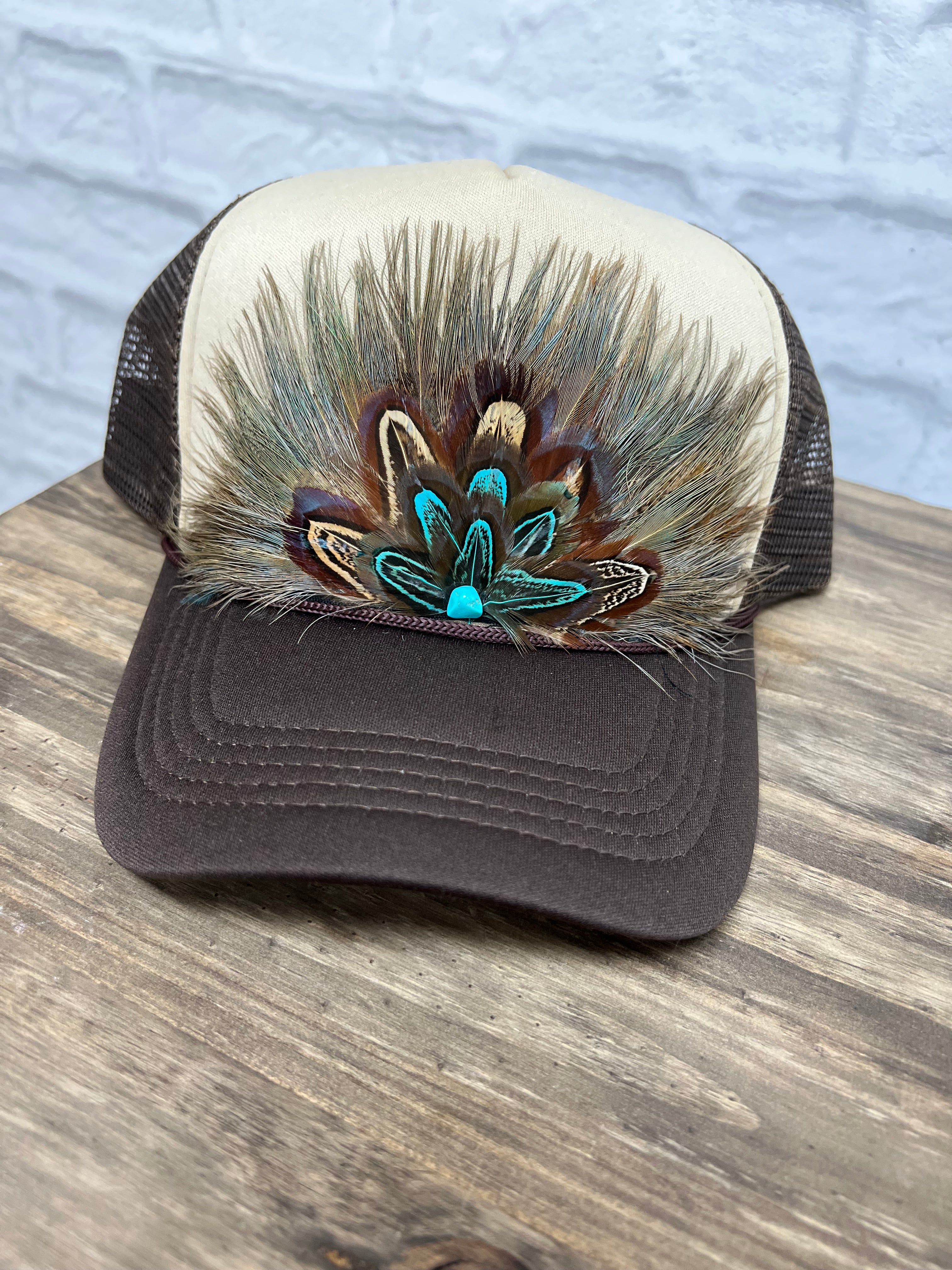 Feathered Trucker Hat Collection