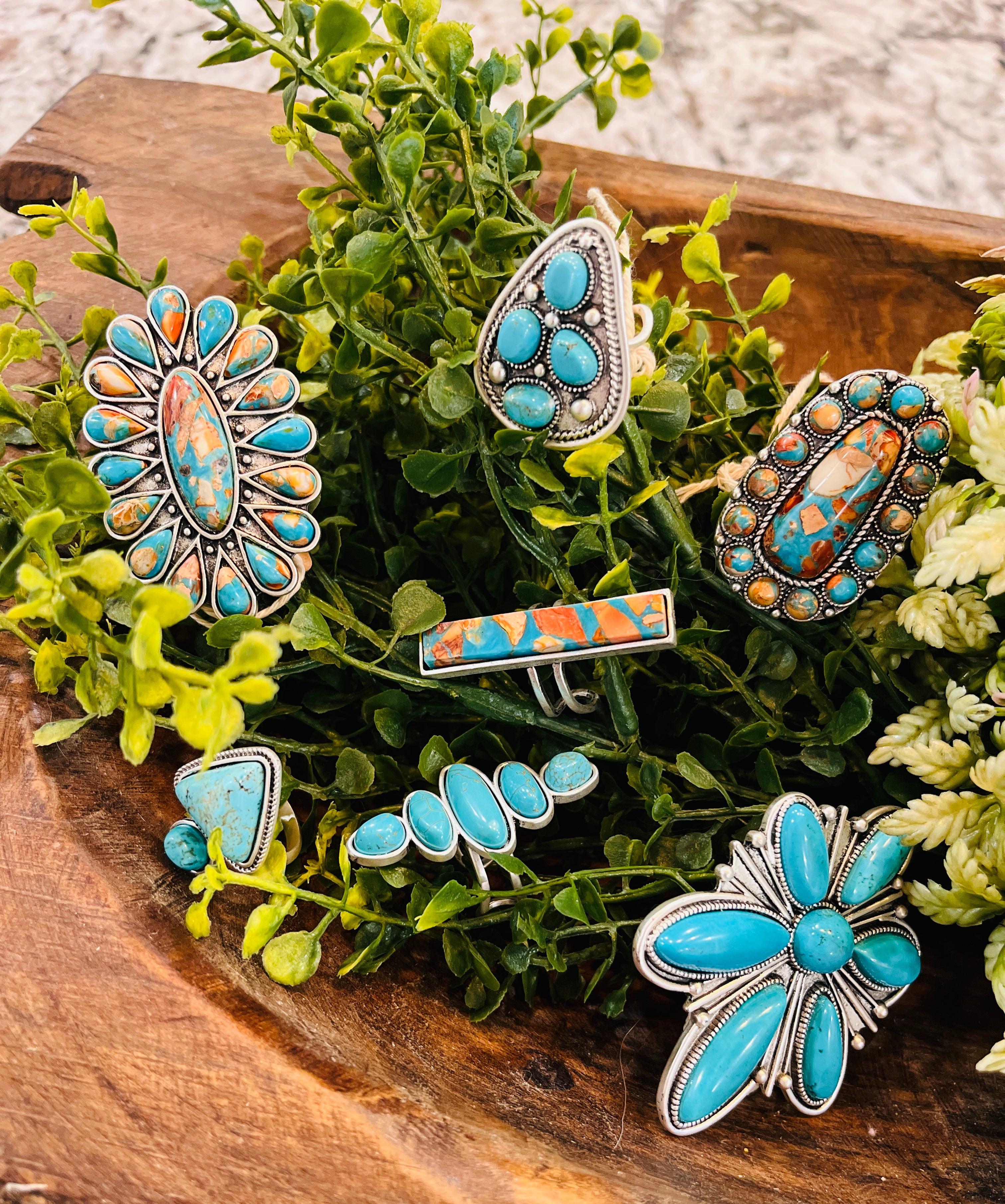 Gypsy True Turquoise Ring Collection