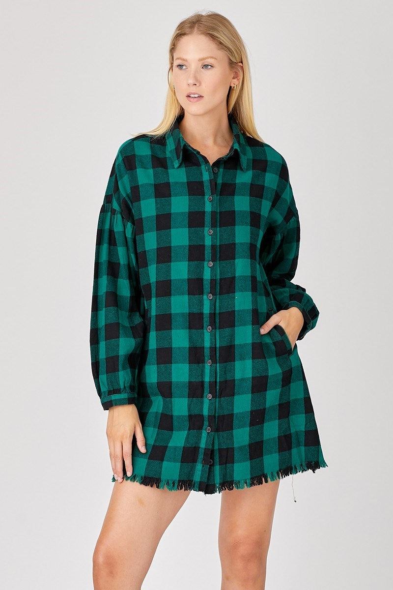 Cool Breeze Flannel Dress