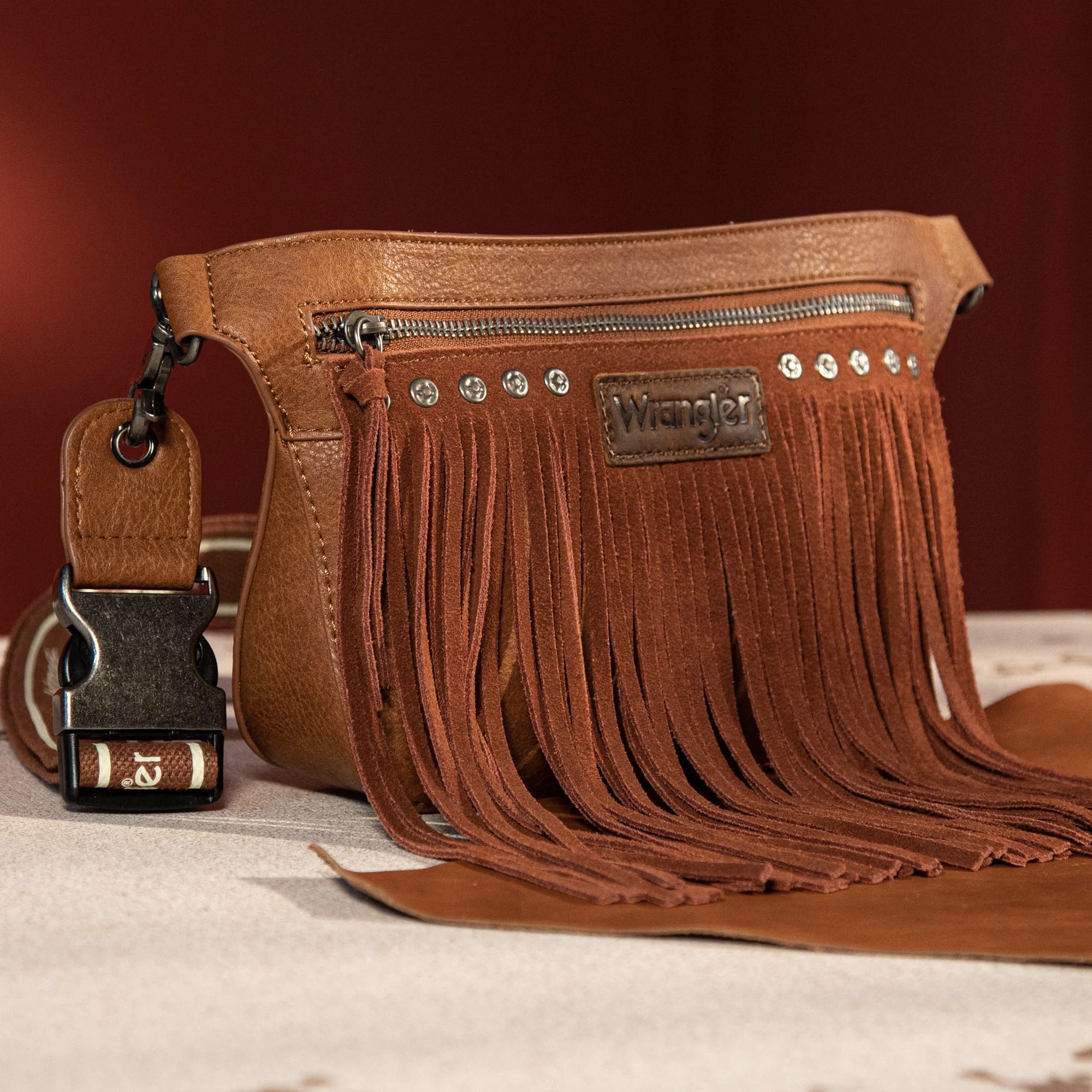 Wranger Fringe Sling & Fanny Bag