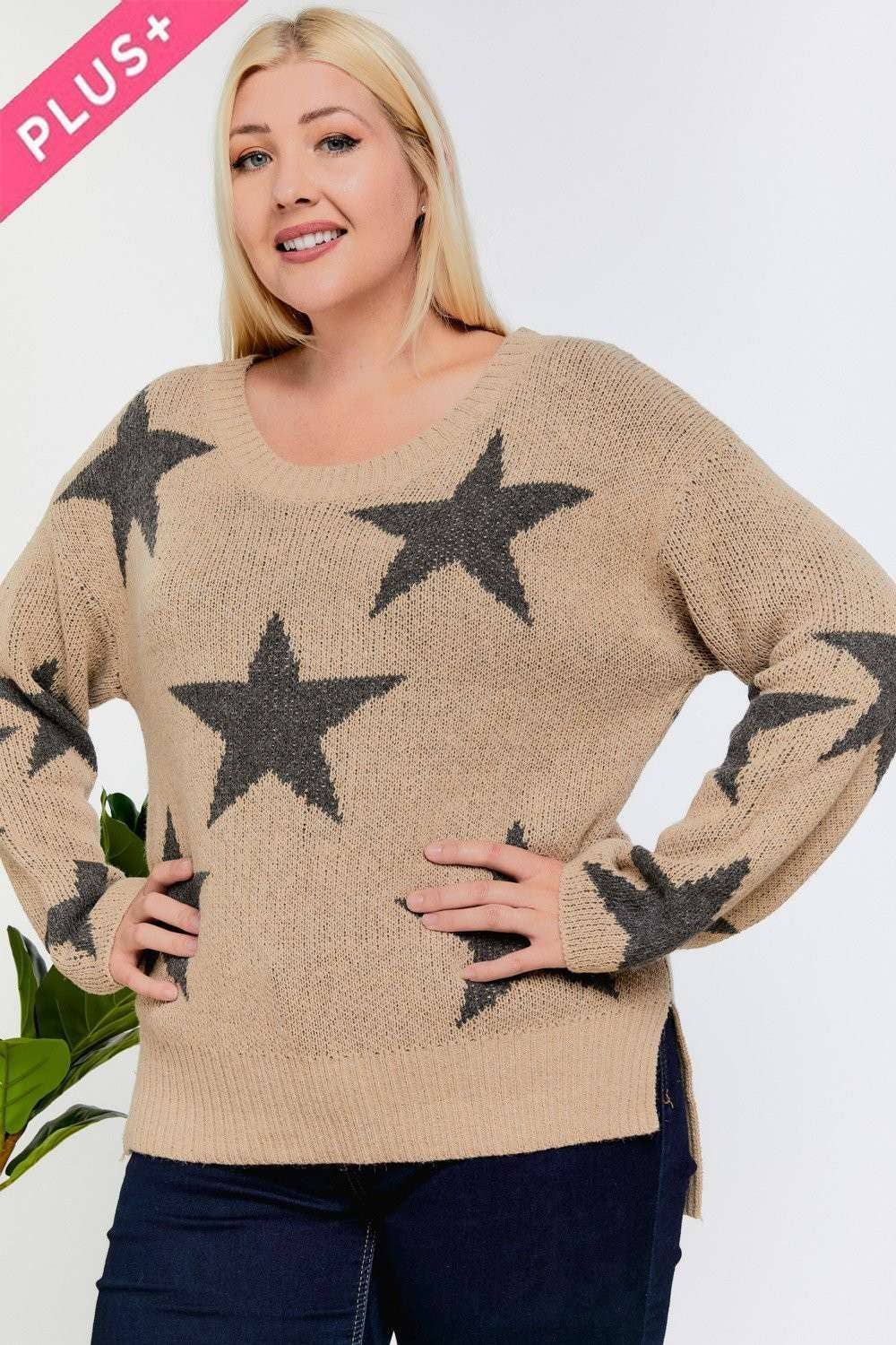 Curvy Star Sweater