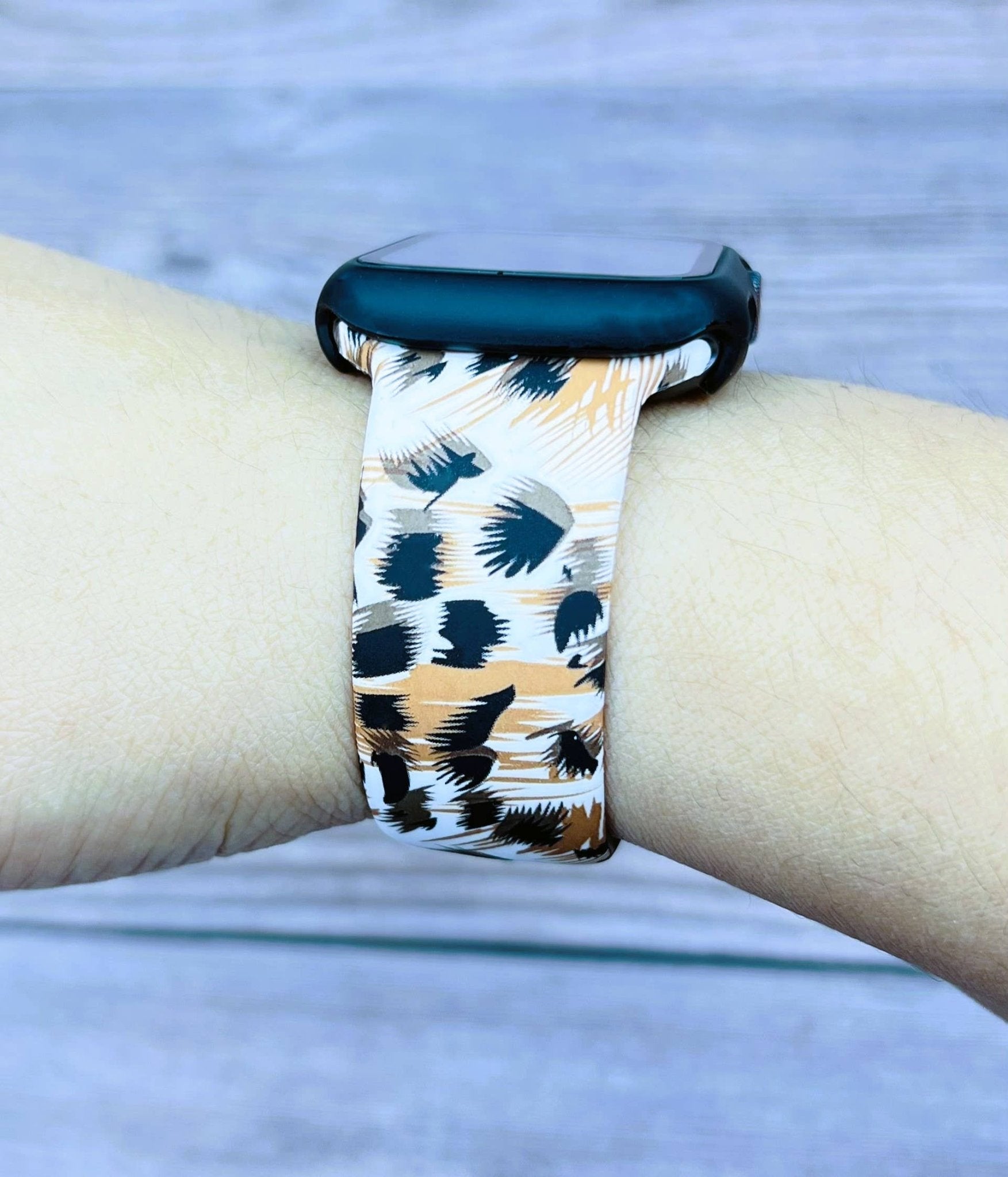 Animal Themed Printed Silicone Bands Apple Watch - Roaming Gypsy Boutique