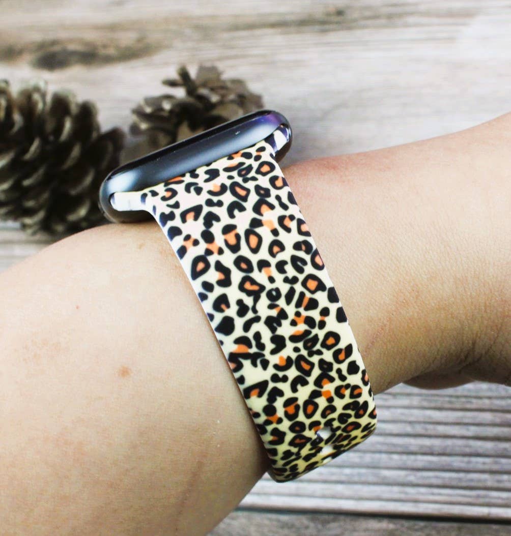 Animal Themed Printed Silicone Bands Apple Watch - Roaming Gypsy Boutique