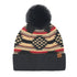 Aztec Patterned C.C Pom Beanie - Roaming Gypsy Boutique