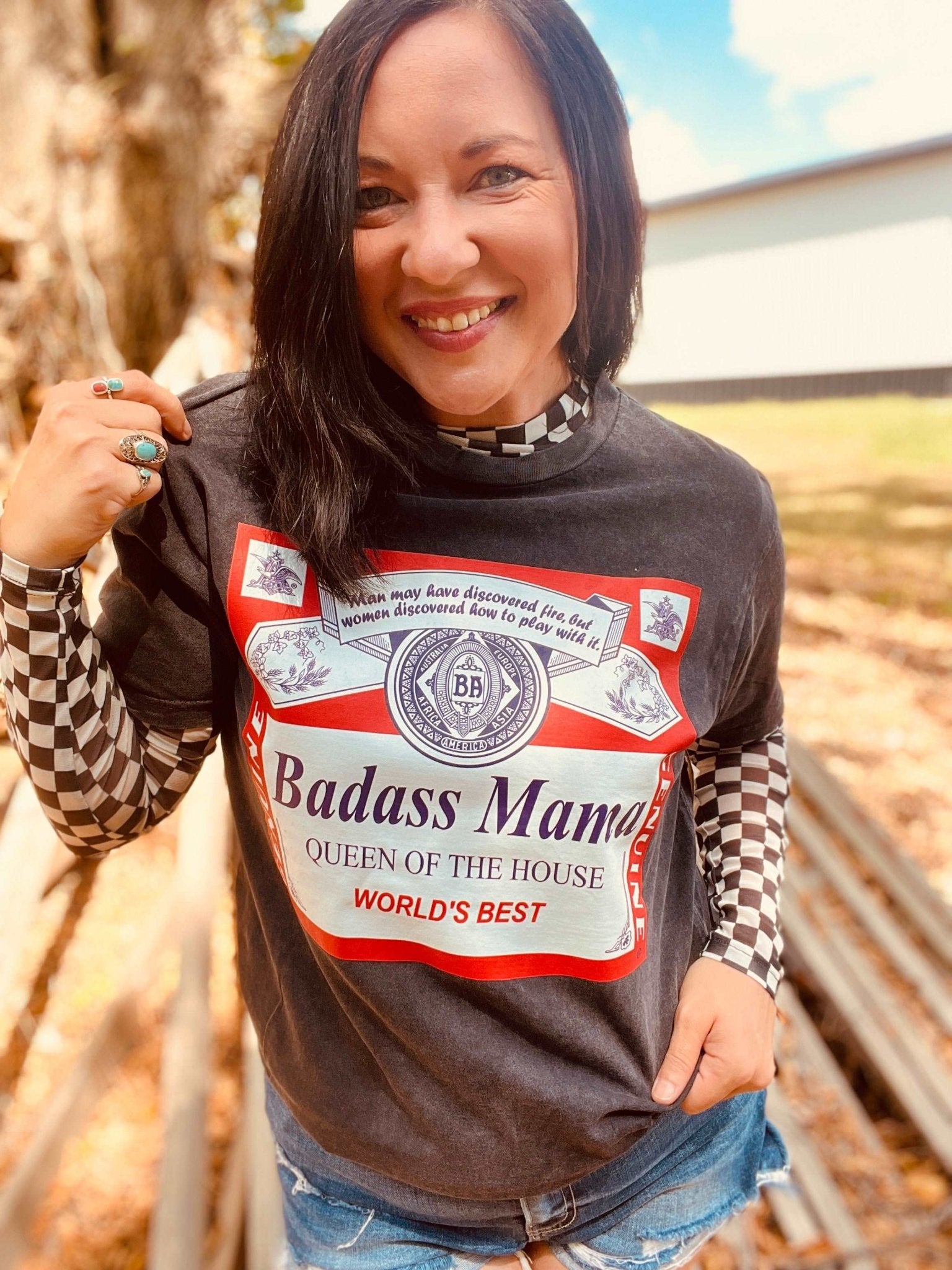 Bada*s Mama Tee - Roaming Gypsy Boutique