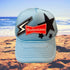 Blue Bud Trucker Hat - Roaming Gypsy Boutique