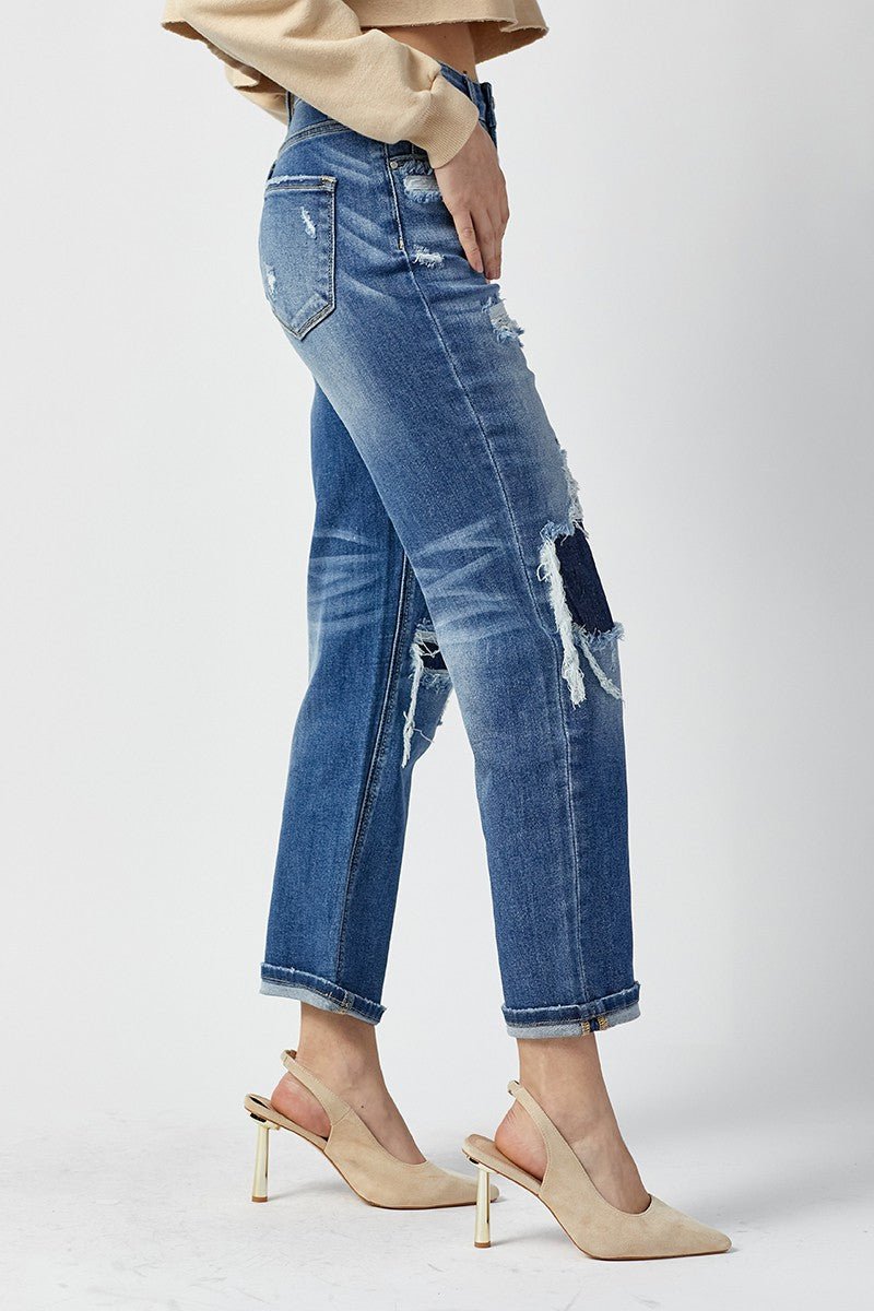 Boardwalk Ave. Risen Jeans - Roaming Gypsy Boutique