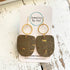 Boho Dangle: Olive Cork w/Gold Accents - Roaming Gypsy Boutique