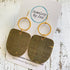 Boho Dangle: Olive Cork w/Gold Accents - Roaming Gypsy Boutique