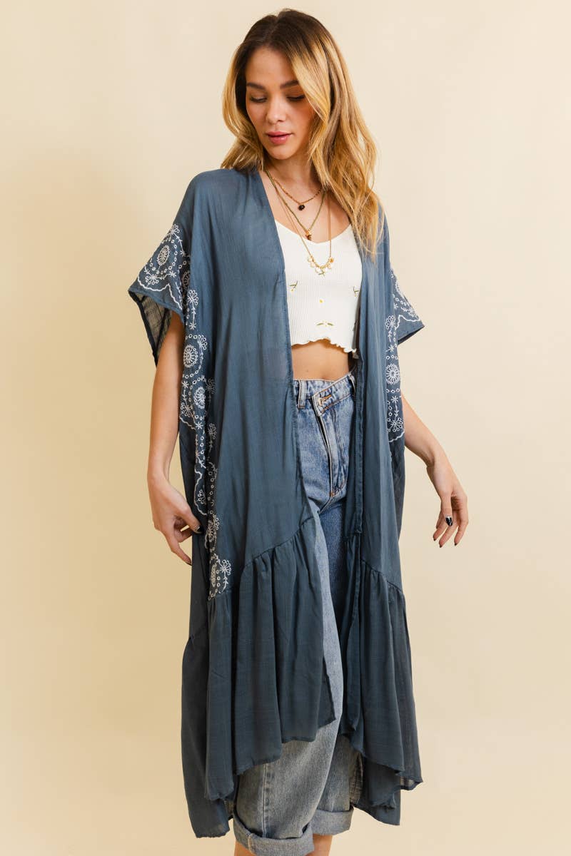 Boho Ridge Kimono - Roaming Gypsy Boutique