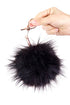 C.C Fur Ball Bag Key Chain - Roaming Gypsy Boutique