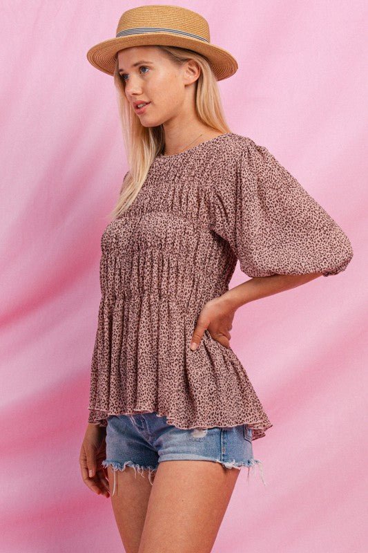 Classy Confusion Top - Roaming Gypsy Boutique