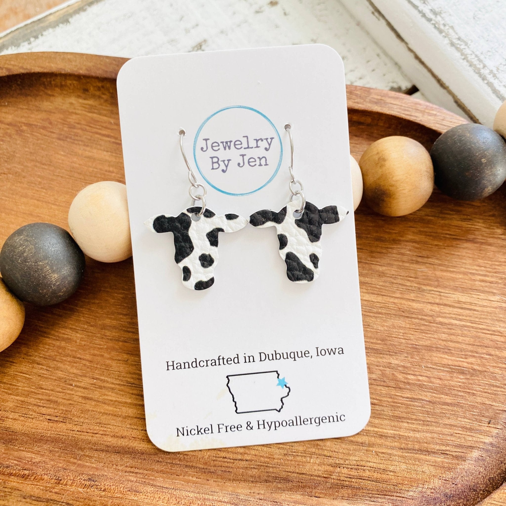 Cow Head Earrings - Roaming Gypsy Boutique