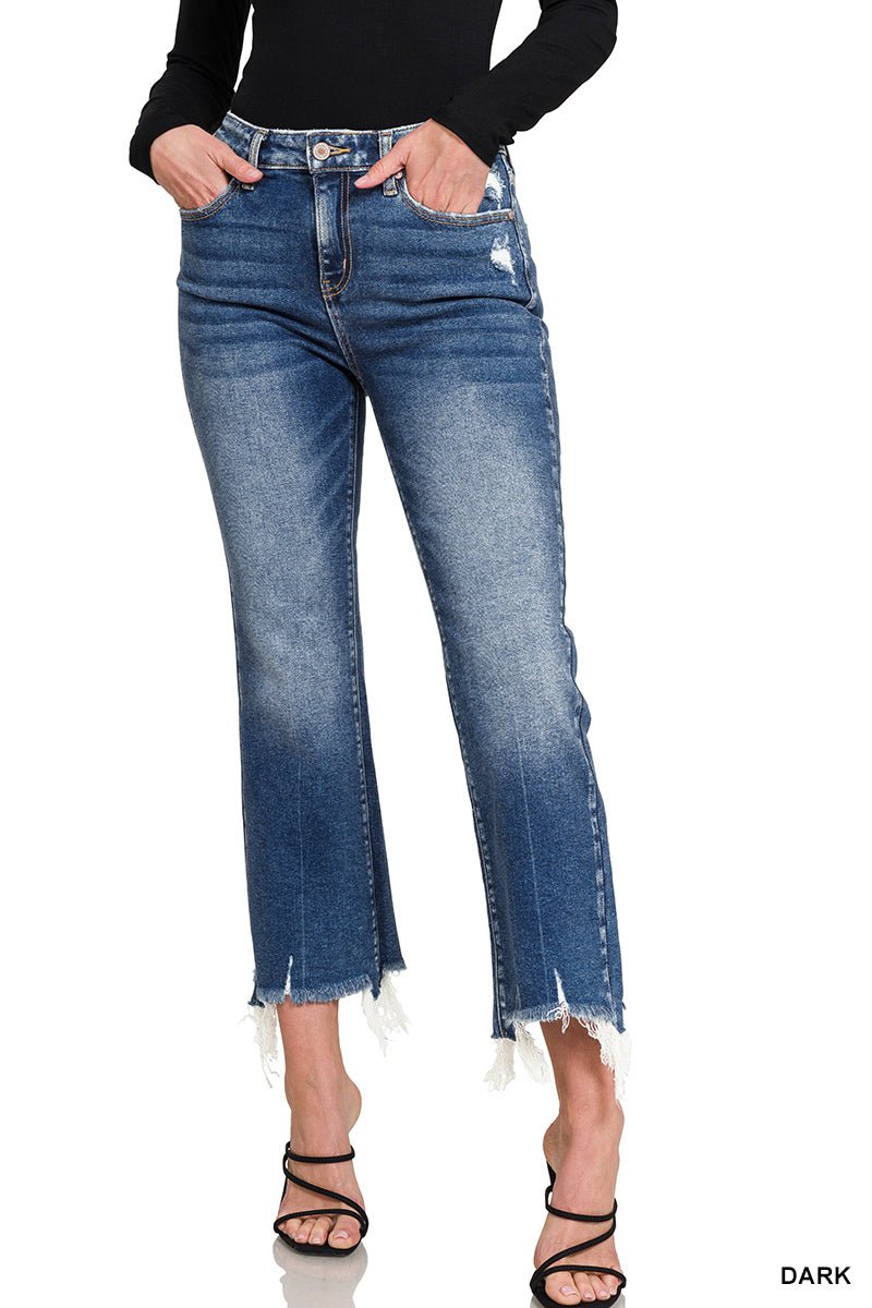 Cropped Elegance Jean - Roaming Gypsy Boutique