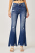 Curvy Concert Risen Jeans - Roaming Gypsy Boutique