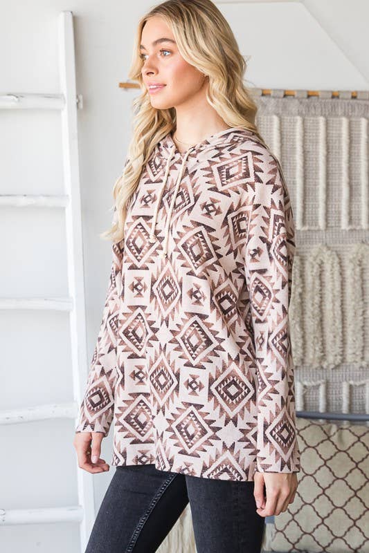 Curvy Mountain View Pullover Top - Roaming Gypsy Boutique