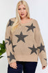 Curvy Star Sweater - Roaming Gypsy Boutique