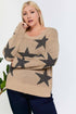 Curvy Star Sweater - Roaming Gypsy Boutique