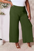 Double Take Full Size Smocked Wide Waistband Wide Leg Pants - Roaming Gypsy Boutique