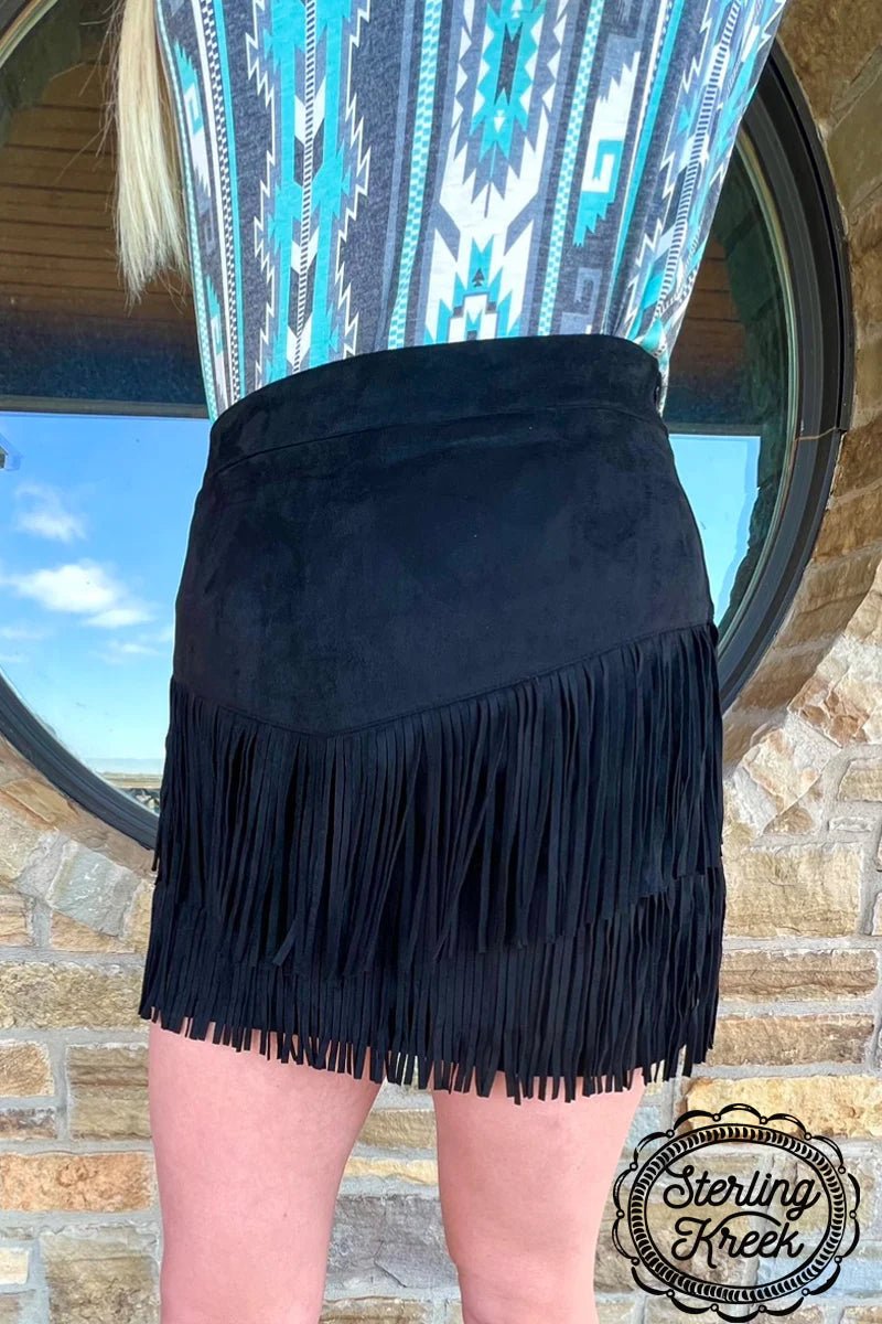 Fort Worth Fringe Skirt - Roaming Gypsy Boutique