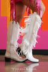 Fringe Daytona Concert Boot - White - Roaming Gypsy Boutique