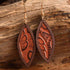 Geometrical Shape Wooden Dangle Earrings - Roaming Gypsy Boutique