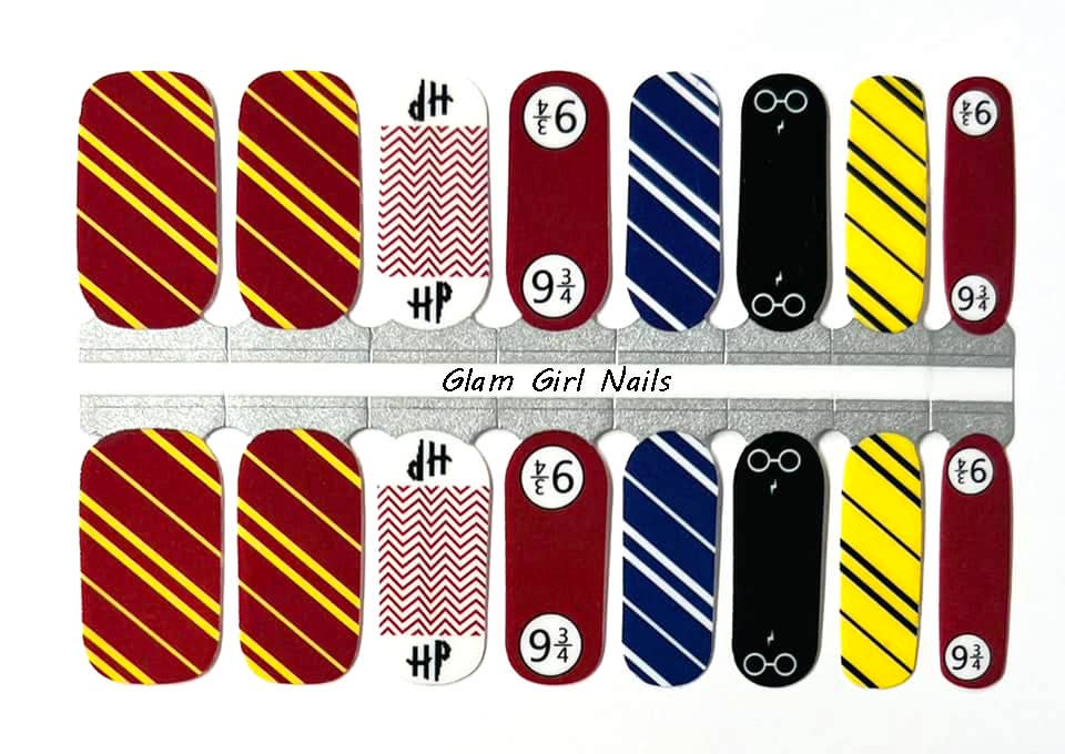 Harry Potter Nail Wraps - Roaming Gypsy Boutique