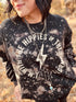 Hippies and Cowboys Bleached Crewneck - Roaming Gypsy Boutique