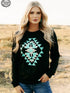 Icy Aztec Tee - Roaming Gypsy Boutique