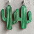 Iron Hook Wooden Earrings - Roaming Gypsy Boutique