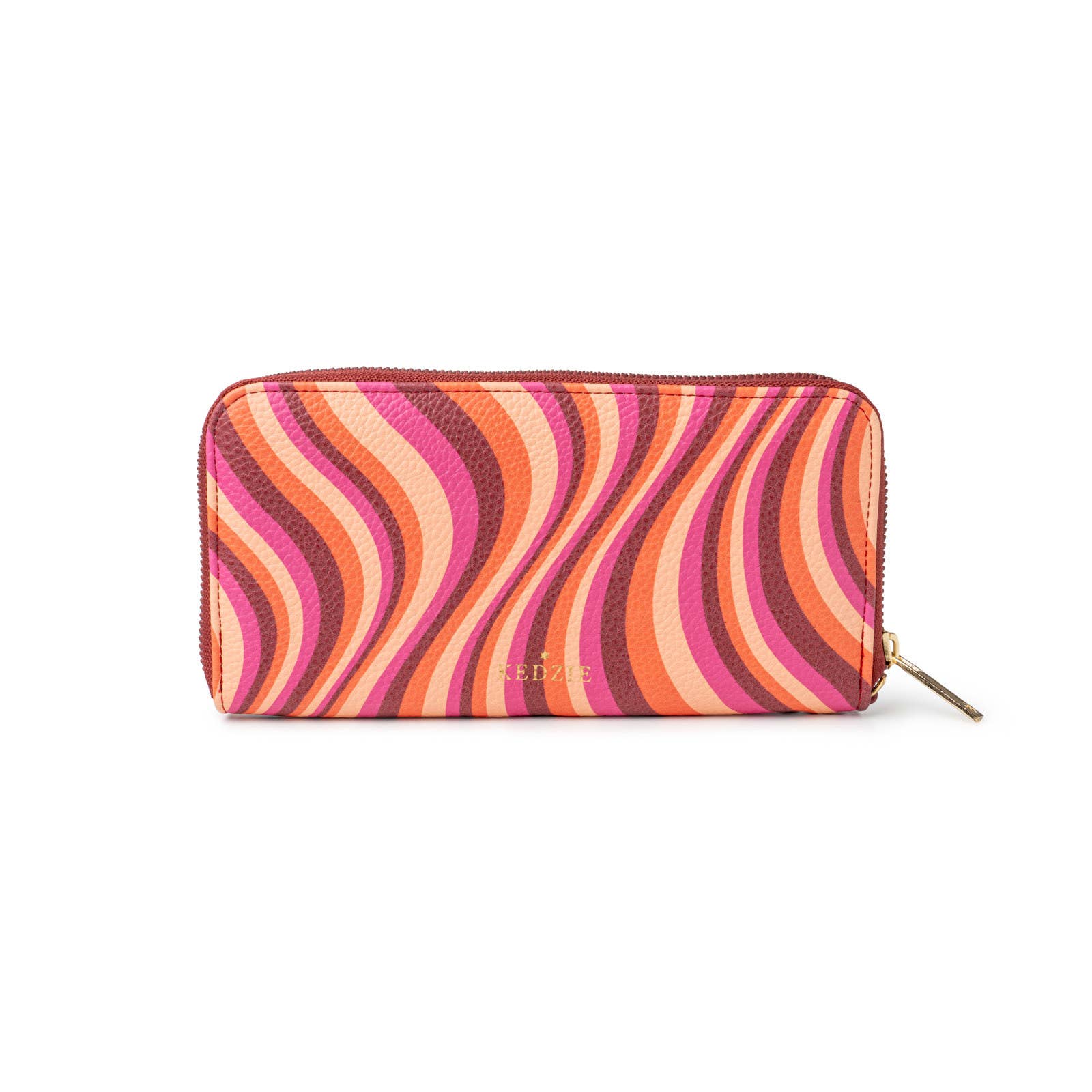 Kedzie Patterned Eclipse Zip - Around Clutch Collection - Roaming Gypsy Boutique