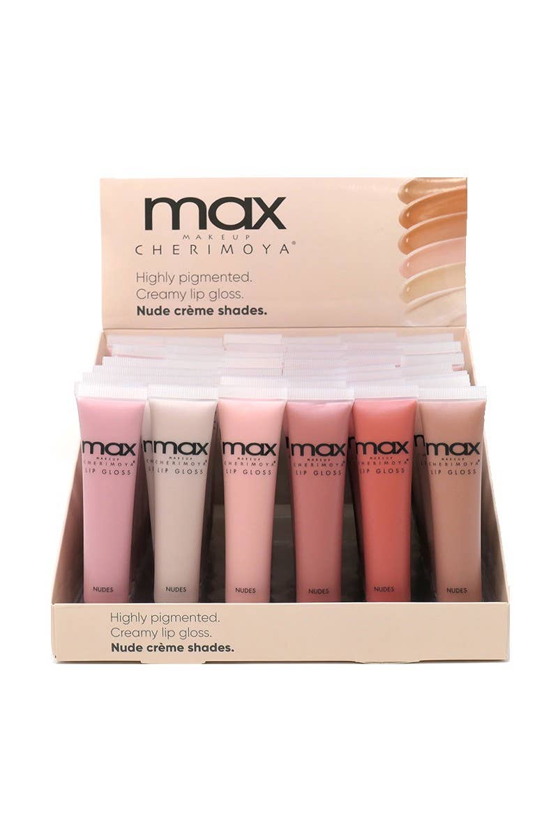 Max Makeup MLC8309 - P Nudes Creamy Lip Gloss - Roaming Gypsy Boutique