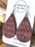 Medium Teardrop: Mauve Braided - Roaming Gypsy Boutique