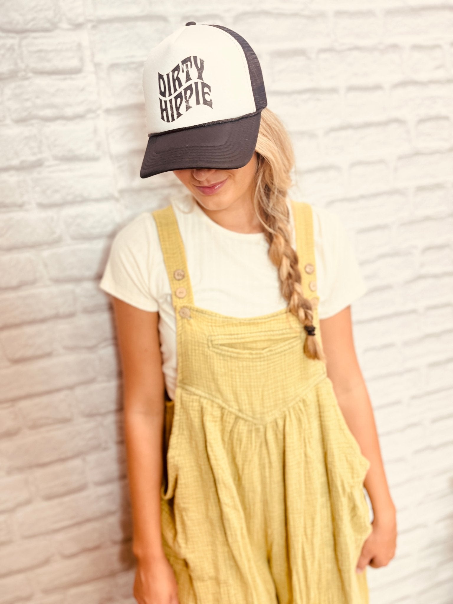 Mind Your P's and Q's Wide Leg Overalls - Roaming Gypsy Boutique