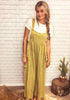 Mind Your P's and Q's Wide Leg Overalls - Roaming Gypsy Boutique