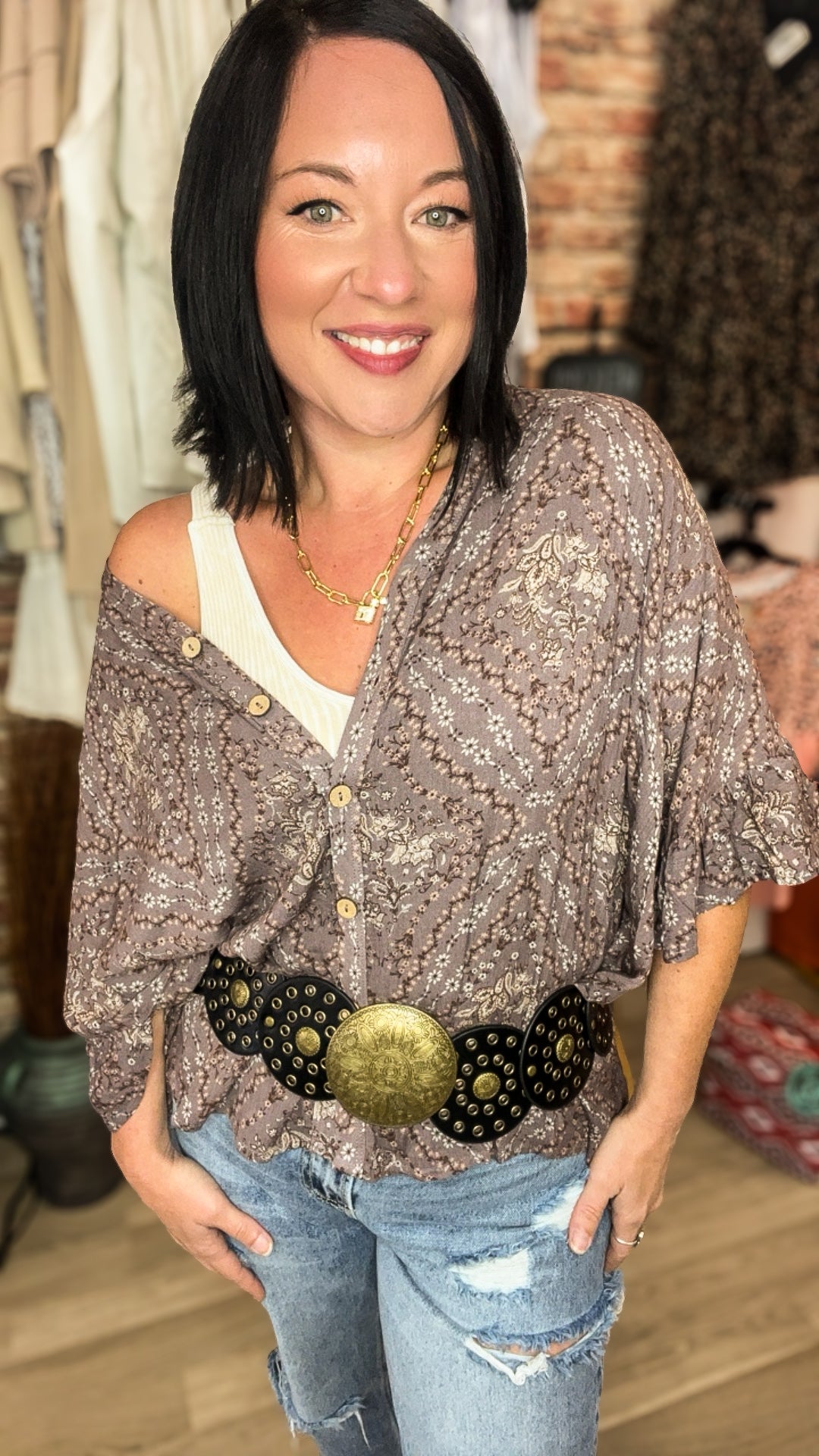 Moroccan Nights Boho Top - Roaming Gypsy Boutique