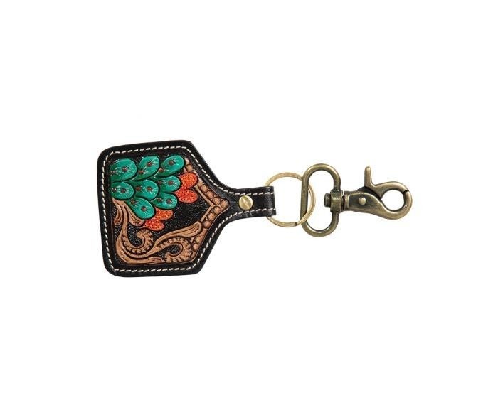 Myra Leather Tooled Key Fob Collection - Roaming Gypsy Boutique