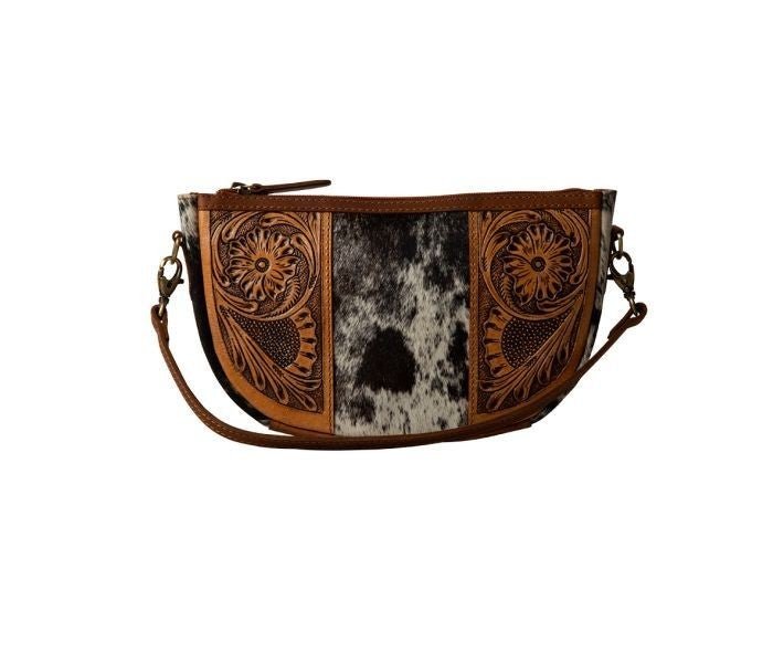 Myra Wynona Swoop Bottom Hand - Tooled Bag - Roaming Gypsy Boutique