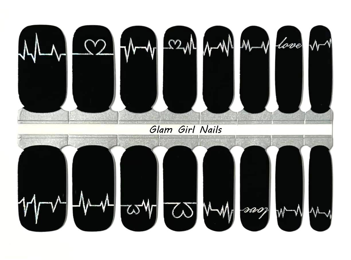 Nurse Love Nail Polish Wraps - Roaming Gypsy Boutique