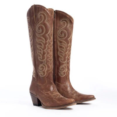 PREORDER: Fort Worth Boot - Brown - Roaming Gypsy Boutique