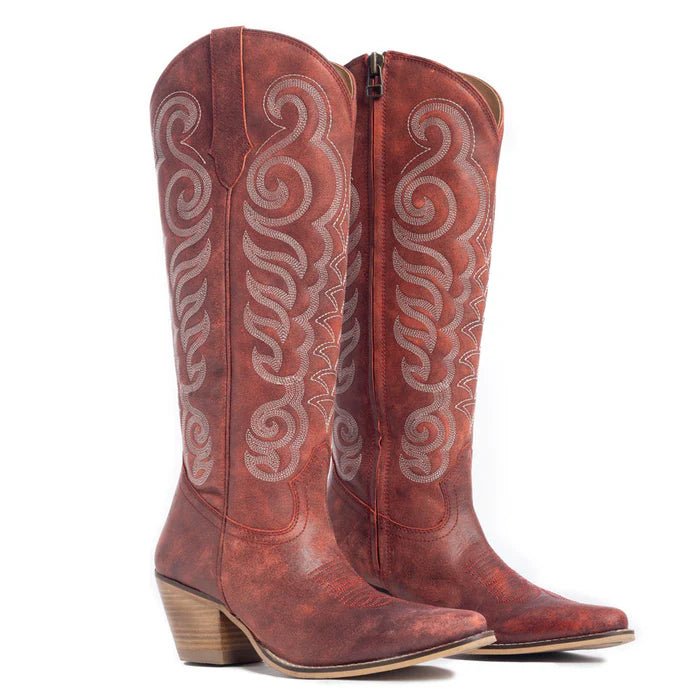 PREORDER - Fort Worth Boot - Cloud Red - Roaming Gypsy Boutique